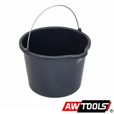   AWTOOLS AW23521 építőipari vödör (műanyag), kiöntővel, 20 L (fém füllel)