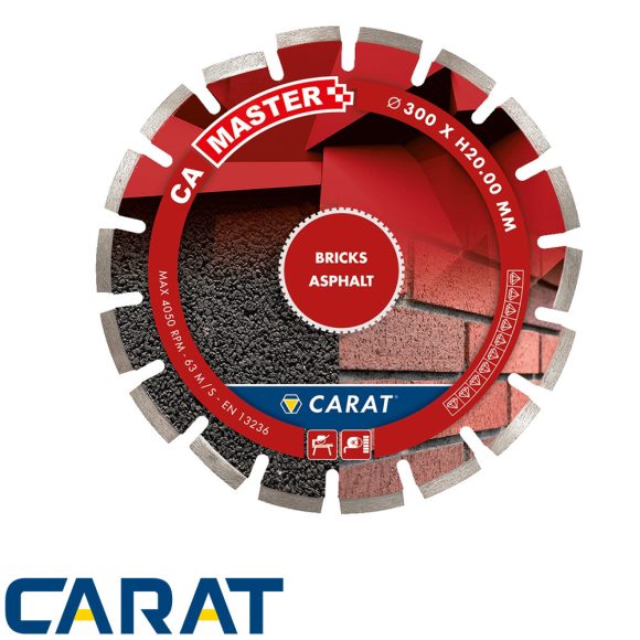 CARAT ASPHALT CA MASTER profi gyémánttárcsa Ø600x25.4 mm (aszfalt, tégla) (szegmentált)