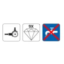 CARAT GALVANO CEPC CLASSIC gyémánttárcsa Ø125x22.23 mm (márvány, műanyag, üvegszál)