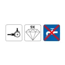 CARAT GALVANO CEPS CLASSIC gyémánttárcsa Ø115x22.23 mm (márvány, műanyag, üvegszál)