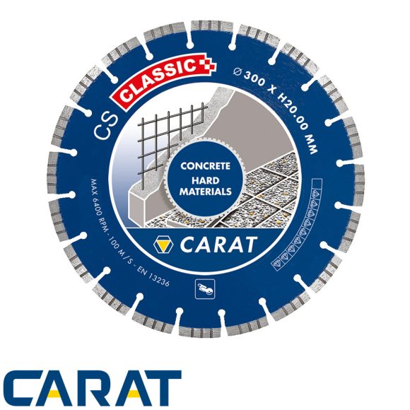 CARAT CONCRETE CS CLASSIC profi gyémánttárcsa betonhoz, Ø350x20 mm (szegmentált)