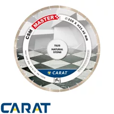   CARAT TILES CSM MASTER profi gyémánttárcsa Ø300x25.4 mm (csempe, kő)