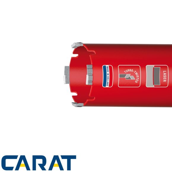 CARAT DUSTEC DRY CORE DRILL gyémánt fúrókorona falazathoz Ø52x340 mm - M16 (száraz fúráshoz)