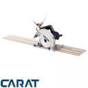 CARAT TC-1800 gyémánt kézi körfűrész - 180 mm tárcsa (1800 W, 1400mm vezetősínnel)