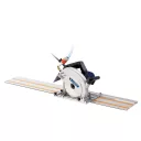 CARAT TC-1800 gyémánt kézi körfűrész - 180 mm tárcsa (1800 W, 1400mm vezetősínnel)