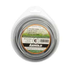 Alu poros vágószál fűkaszához, szögletes 2,4mm x 15m