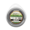 Alu poros vágószál fűkaszához, szögletes 2,7mm x 15m