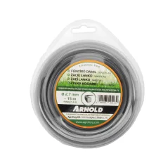 Alu poros vágószál fűkaszához, szögletes 2,7mm x 15m