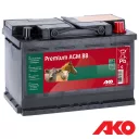 AKO Premium AGM 441203 akkumulátor, 12 V / 88 Ah (villanypásztor)
