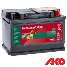   AKO Premium AGM 441203 akkumulátor, 12 V / 88 Ah (villanypásztor)
