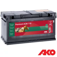   AKO Premium AGM 441204 akkumulátor, 12 V / 110 Ah (villanypásztor)