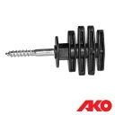 AKO Allgäu 441381 facsavaros tekercselő szigetelő vezetékhez, 25 db-os (villanypásztor)