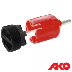   AKO Easy Cord 441384 szigetelő becsavarozó adapter behajtóval, 1/4" bit (villanypásztor)