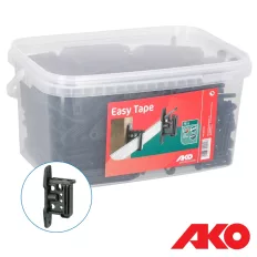   AKO Easy Tape 441391/753 szögelhető szigetelő vezetékhez / szalaghoz, 75 db-os (villanypásztor)