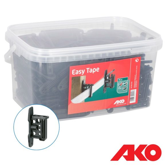 AKO Easy Tape 441391/753 szögelhető szigetelő vezetékhez / szalaghoz, 75 db-os (villanypásztor)