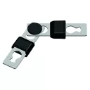 AKO LitzClip Safety Link 442008/061 biztonsági pont vezetékhez, max 6 mm, 6 db-os (villanypásztor)