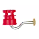 AKO 44305 facsavaros szigetelőgomba vezetékhez, 100 db-os (villanypásztor)