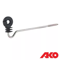   AKO 44310 facsavaros távtartós körszigetelő vezetékhez, 22 cm, 10 db-os (villanypásztor)
