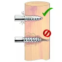 AKO Easy Drill EDX 443269 facsavaros körszigetelő vezetékhez (önfúrós), 25 db-os (villanypásztor)