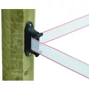AKO 443501 szögelhető sarok- és szakasz szigetelő szalaghoz / vezetékhez, 10 db-os (villanypásztor)