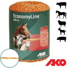   AKO EconomyLine 44519 villanypásztor vezeték, 500 m, Ø 4 mm