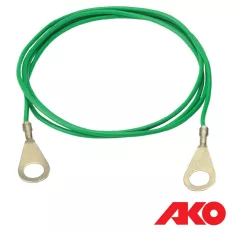   AKO 44604/011 földkábel, csatlakozó saruval, 100 cm (villanypásztor)