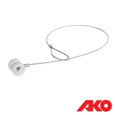   AKO 446504 hurkos sarokszigetelő (porcelán), 3 db-os (villanypásztor)