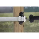 AKO Premium Titan 446578/031 szögelhető szigetelő kapufogóhoz és szalaghoz / vezetékhez, 3 db-os (villanypásztor)