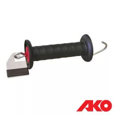   AKO 4494140 rugós kapufogó, kampóval, Litzclip szalagcsatlakozóval (max 40 mm) (villanypásztor)