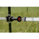 AKO 4494140 rugós kapufogó, kampóval, Litzclip szalagcsatlakozóval (max 40 mm) (villanypásztor)