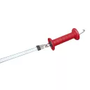 AKO Premium 4494420 rugós kapufogó, kampóval, Litzclip szalagcsatlakozóval (max 20 mm) (villanypásztor)