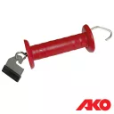 AKO Premium 4494440 rugós kapufogó, kampóval, Litzclip szalagcsatlakozóval (max 40 mm) (villanypásztor)