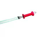 AKO Premium 4494440 rugós kapufogó, kampóval, Litzclip szalagcsatlakozóval (max 40 mm) (villanypásztor)
