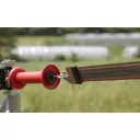 AKO Premium 4494440 rugós kapufogó, kampóval, Litzclip szalagcsatlakozóval (max 40 mm) (villanypásztor)