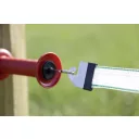 AKO Premium 4494440 rugós kapufogó, kampóval, Litzclip szalagcsatlakozóval (max 40 mm) (villanypásztor)
