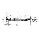 Állítócsavar 6x60 TX (horganyzott)