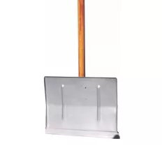 10069 hólapát (acél) (festett), fanyéllel, 400 mm