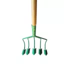 15755 kultivátor (5-ágú) (festett acél), fanyéllel