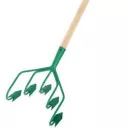 15755 kultivátor (5-ágú) (festett acél), fanyéllel