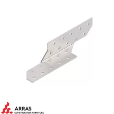   Arras 72101 szarufa-szelemen összekötő lemez, jobbos - 170x32x32 mm (2 mm vtg, tűzihorg.)