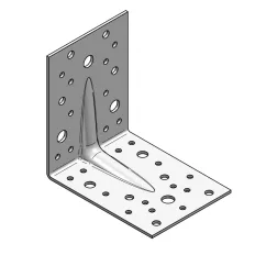   Arras CF 71306 erősített derékszögű szöglemez, 120x120x90 mm (2,5 mm vtg, horganyzott)