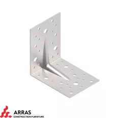   Arras CF 71306 erősített derékszögű szöglemez, 120x120x90 mm (2,5 mm vtg, tűzihorg.)
