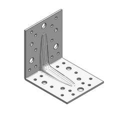   Arras CF 71313 erősített derékszögű szöglemez, 105x105x90 mm (3,0 mm vtg, horganyzott)