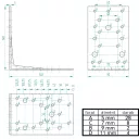 Arras CF 71318 erősített derékszögű szöglemez, 140x140x90 mm (3,0 mm vtg, horganyzott)