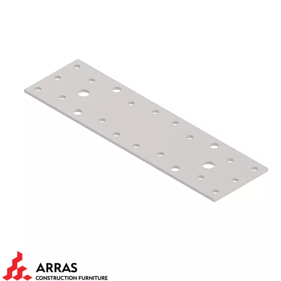 Arras CF 71606 lapos összekötő lemez - 55x195 mm (lv 2,5 mm, tűzihorganyzott)