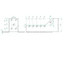 Arras CF 72204 külső gerendatartó, 45x167 mm (lv 2mm, tűzihorganyzott)