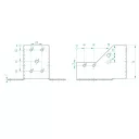 Arras CF 72205 külső gerendatartó, 51x105 mm (lv 2mm, tűzihorganyzott)