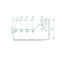 Arras CF 72212 külső gerendatartó, 80x120 mm (lv 2mm, tűzihorganyzott)
