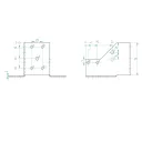 Arras CF 72220 külső gerendatartó, 51x93 mm (lv 2mm, tűzihorganyzott)