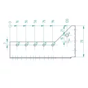 Arras CF 72225 külső gerendatartó, 90x145 mm (lv 2mm, tűzihorganyzott)